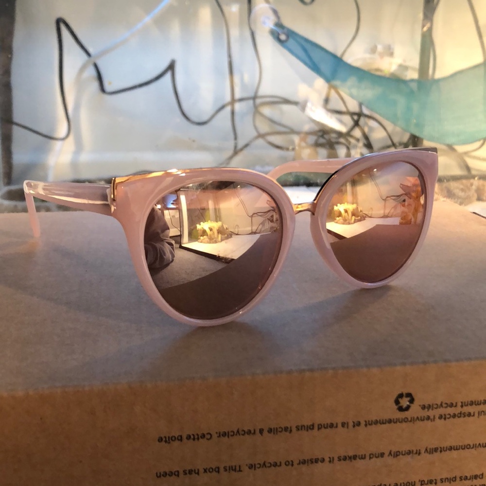 Pink sunglasses!